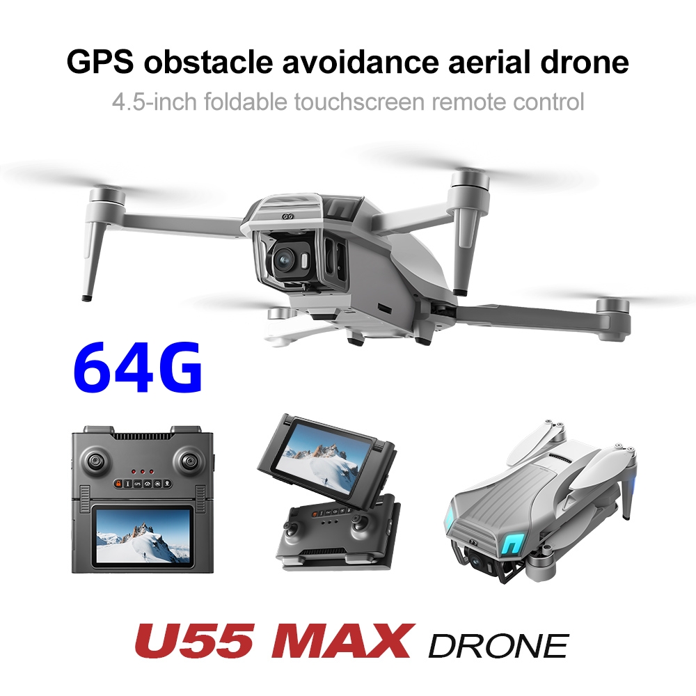 NCZOBOE U55 Drone Professional - Drone Gimbal 3 Axis ulasan dan harga